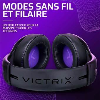 Casque gaming pour PS4 et PS5 Pdp Victrix Gambit Noir