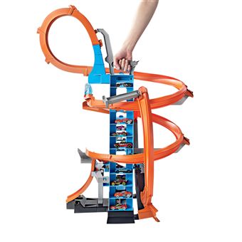 Circuit Voiture Crash 80 Cm Coffret Hot Wheels Altitude Crash – Tour De 80 Cm Avec Loopings Et Propulseur – Inclut 1 Voiture – + Coffret De 5 Voitures Miniatures – À Partir De 3 Ans Circuit Voiture Crash 80 Cm Coffret Hot Wheels Altitude Crash – Tour De 80 Cm Avec Loopings Et Propulseur – Inclut 1 Voiture – + Coffret De 5 Voitures Miniatures – À Partir De 3 Ans