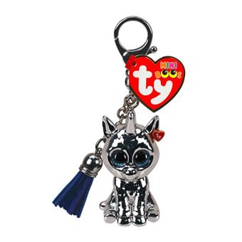 Porte clés Ty Mini Boo’s Silver la licorne