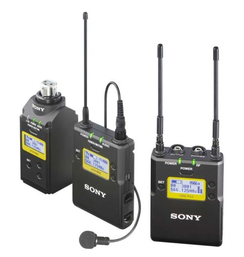 Système de microphone sans fil Sony UWP-D16/K21 Noir avec émetteur enfichable XLR