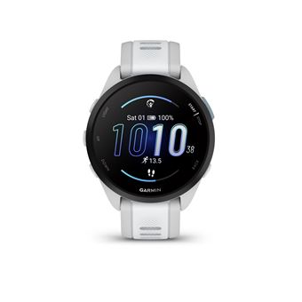 Montre connectée Garmin Forerunner 165 Blanc avec bracelet Blanc et Gris clair - 1