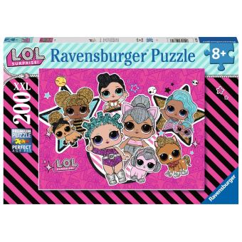 Puzzle 200 pièces XXL Ravensburger LOL Surprise Girl power