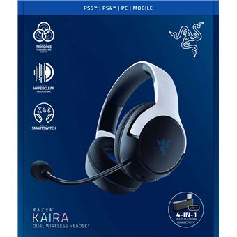 Micro casque sans fil Razer Kaira pour PS5 et PC