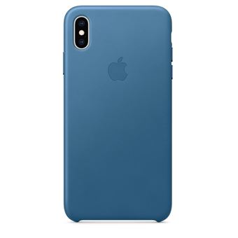 Coque en cuir Apple Bleu Cape Cod pour iPhone XS Max