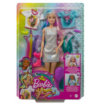 Barbie Poupée Cheveux Fantastiques