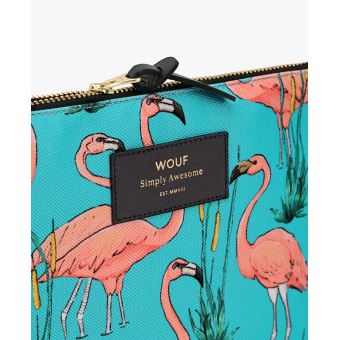 Pochette Wouf Flamant Rose Taille L Achat prix fnac