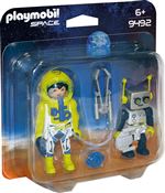 Playmobil Space Mission sur Mars 9492 Duo Spationaute et robot