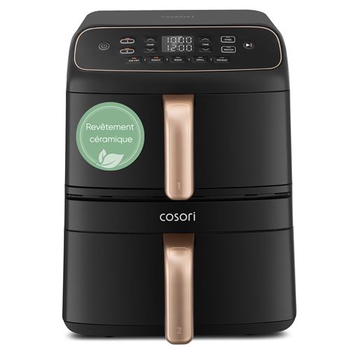 Cosori Noir Turbo Tower Compact - 8,6 L (2 X 4,3 L) - 2630W - Image 3