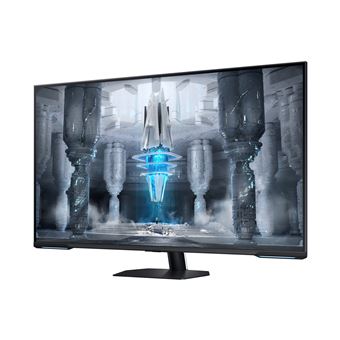 Samsung Odyssey Neo G7 S43CG700NU - G70NC Series - moniteur QLED - Intelligent - jeux - 43" - 3840 x 2160 4K @ 144 Hz - VA - 400 cd/m² - 4250:1 - DisplayHDR 600 - 1 ms - 2xHDMI, DisplayPort - haut-parleurs - noir, blanc