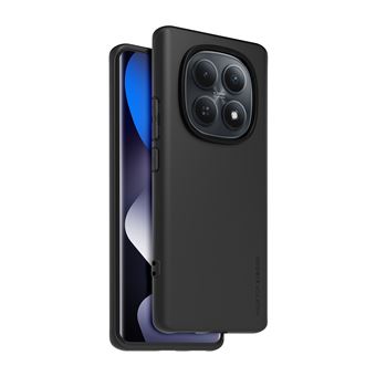 Coque arrière semi-rigide Made For Xiaomi Noir pour Redmi Note 15 4G et 5G - 1