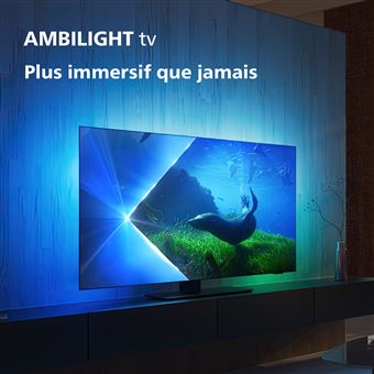 Philips 42OLED808 - Classe de diagonale 42" 8 Series TV OLED - Smart TV - Android TV - 4K UHD (2160p) 3840 x 2160 - HDR