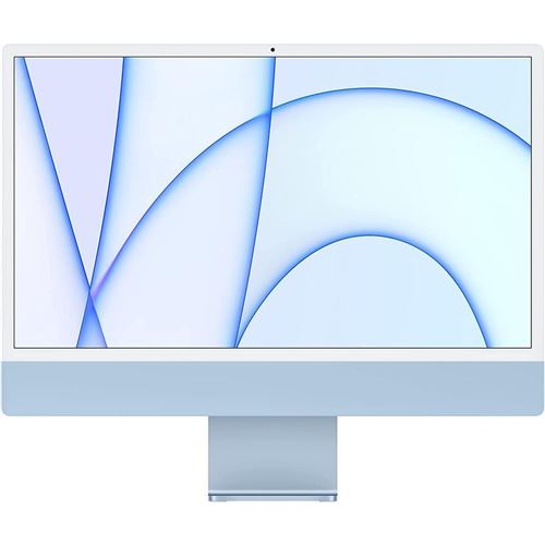 Apple Imac 24" 1 To Ssd 16 Go Ram Puce M1 Cpu 8 Coeurs Gpu 8 Coeurs Bleu 2021 Reconditionné