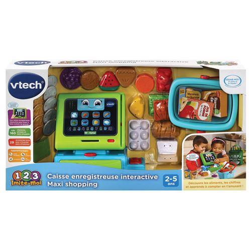Vtech Jeu D'imitation Caisse Enregistreuse Interactive Maxi Shopping