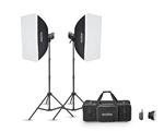 MS300-F - Studio flash kit (2xMS300 & accessories)