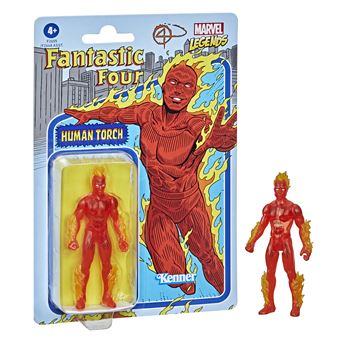 Figurine Marvel Legends Rétro 3,75 pouces Human Torch