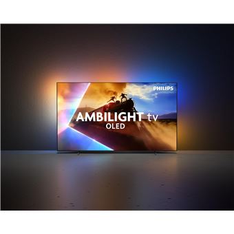 TV OLED Philips 65OLED760 164 cm 4K UHD Ambilight 2025 Gris métal