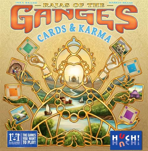 Jeu de stratégie Huch Rajas of the Ganges Cards & Karma