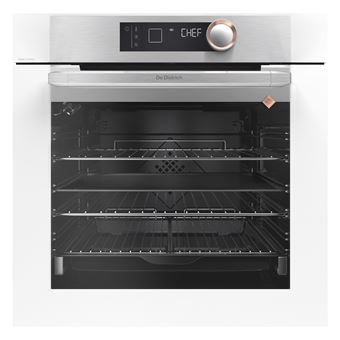 Four Multifonction+, 73l, Pyrolyse, A+ avec Porte Froide, Fermeture Douce, Mode Chef 6 recettes, SmartAssist Cuisson Basse Temperature, Guide culinaire 35 recettes, Rail telescopique 3, blanc