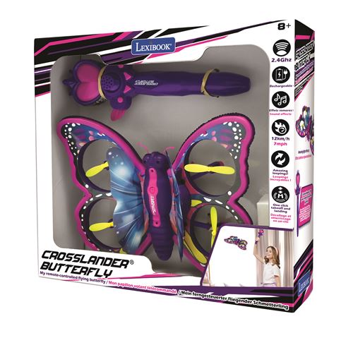 Lexibook Multicolore Drone Crosslander Papillon