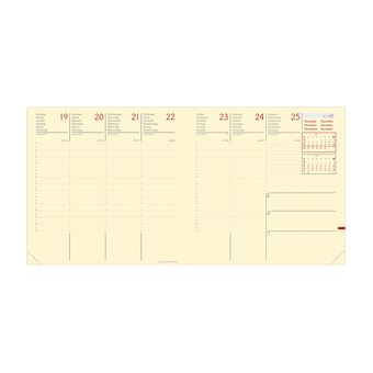 Agenda civil semainier QuoVadis 2022 Wild exécutif Beige