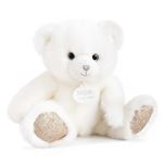 Ours en peluche Doudou et Compagnie Collection 30 cm Blanc