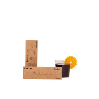 Décoration murale The Line Barcelona Mini 19 cm Noir