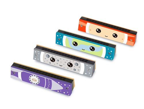Harmonica en Bois Shok ID Modèle aléatoire