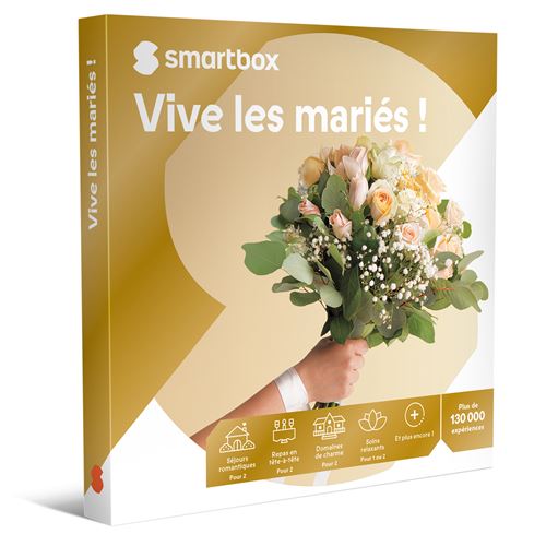 Coffret cadeau SmartBox Vive les mariés !