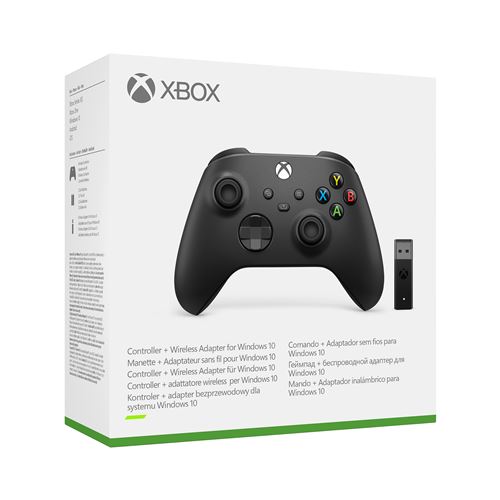 Manette Xbox avec adaptateur sans-fil Windows10