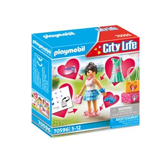 Playmobil City Life 70596 Jeune fille stylee Playmobil Achat prix fnac