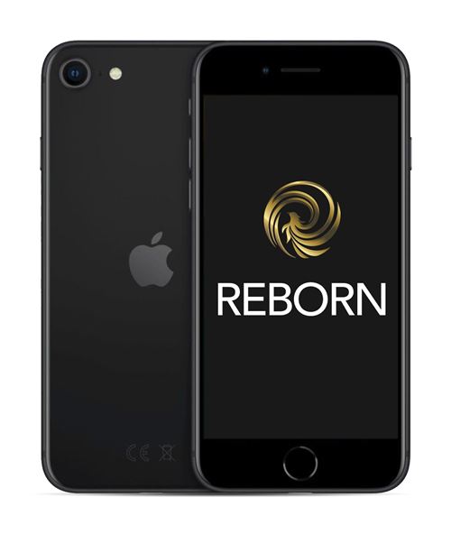 Apple iPhone SE 2020 4,7 Double SIM 128 Go Noir Reconditionné Grade A Reborn batterie 100% neuve