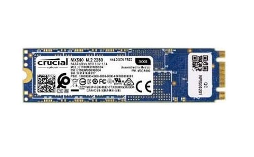 Disque SSD Interne Crucial MX500 SATA M.2 Type 2280 500 Go