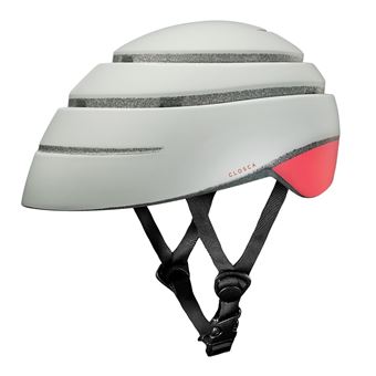 Casque de vélo pliable Closca Loop Taille L Blanc et Corail