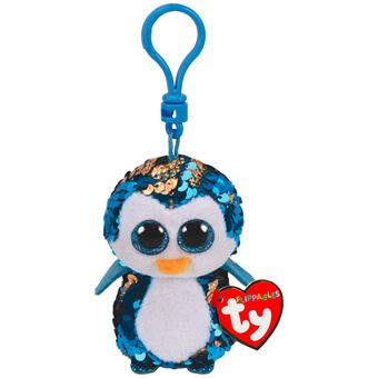 Porte-clés en peluche Ty Beanie Boo's Clip Flippables Le pingouin