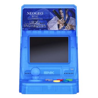 Console SNK Neo Geo mini Samurai Shodown Limited Edition - Ukyo Tachibana (bleue)