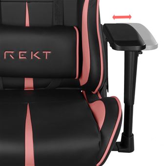 Fauteuil Gaming REKT Team8 Noir et Rose