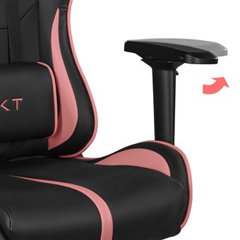 Fauteuil Gaming REKT Team8 Noir et Rose