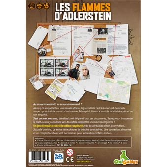 Jeu de stratégie Origames Les Flammes d'Adlerstein