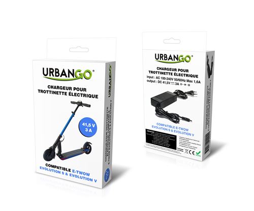 Chargeur pour trottinette électrique Urbango E-Twow Booster 41,5V 3A