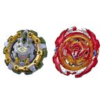 Pack Duel Beyblade Burst Turbo Slingshock Toupies Phoenix P4 et Cyclops C4