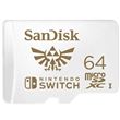 Carte mémoire microSDXC UHS-I SanDisk 64 Go pour Nintendo Switch