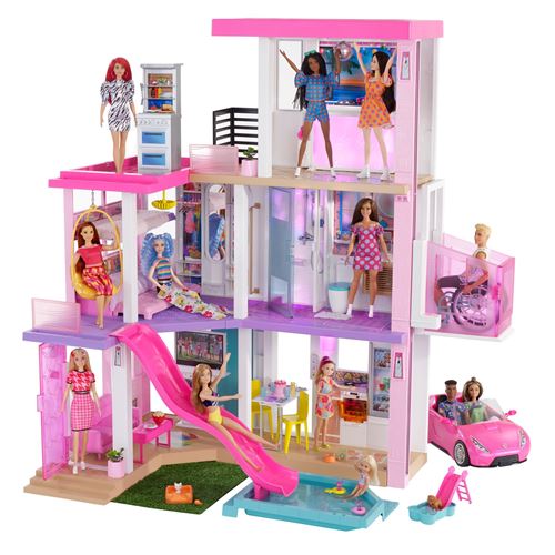 Maison de Reve Barbie avec nombreux accessoires inclus Poupee Achat prix fnac