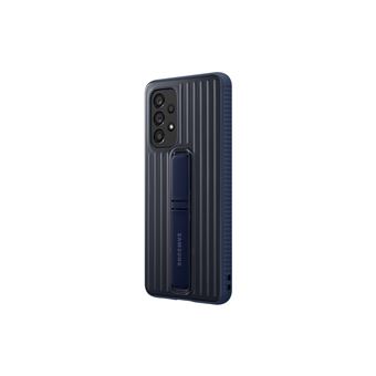 Coque renforcée fonction stand pour Samsung Galaxy A53 5G BigBen Connected Bleu marine