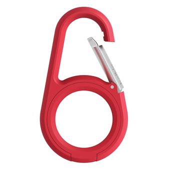 Anneau de protection avec mousqueton pour AirTag Belkin Rouge