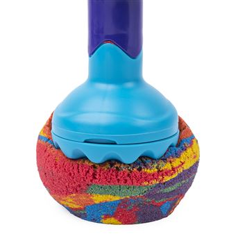 Pâte à modeler pour enfant Kinetic Sand Coffret Arc-en-ciel 390 g et 6 accessoires Modèle aléatoire