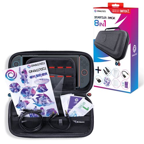 Kit de démarrage 8 en 1 Oniverse Gris pour Nintendo Switch™ 2