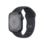 Apple Watch Series 8 GPS, boîtier Aluminium Minuit 41 mm avec Bracelet Sport Minuit