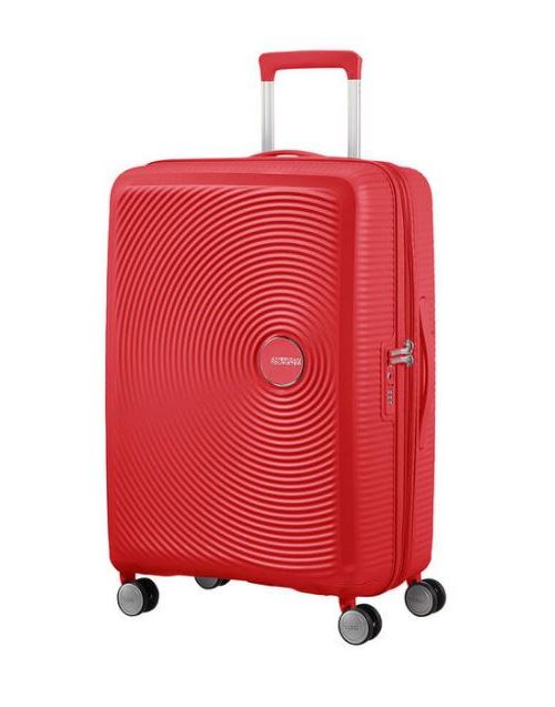 Valise extensible American Tourister Soundbox 67 cm Taille M 4 roues Rouge