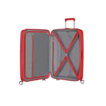 Valise extensible American Tourister Soundbox 67 cm Taille M 4 roues Rouge