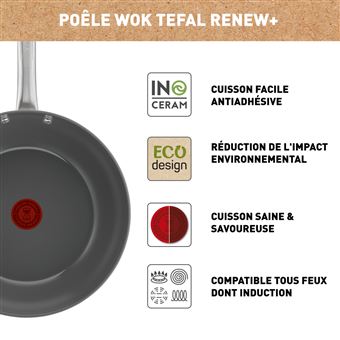 Poêle wok Tefal Unlimited Premium 28 cm